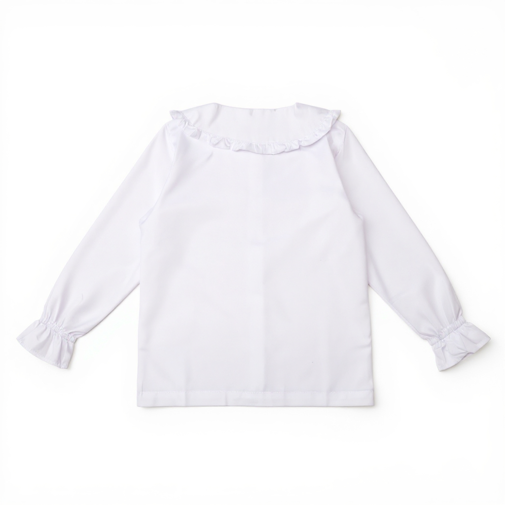 RUFFLE GARDEN LONG SLEEVE BLOUSE