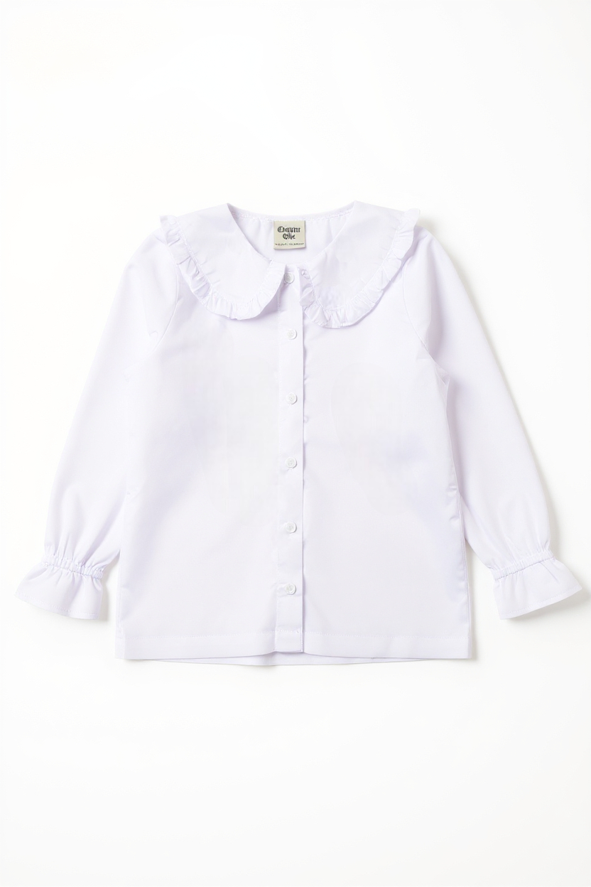 RUFFLE GARDEN LONG SLEEVE BLOUSE